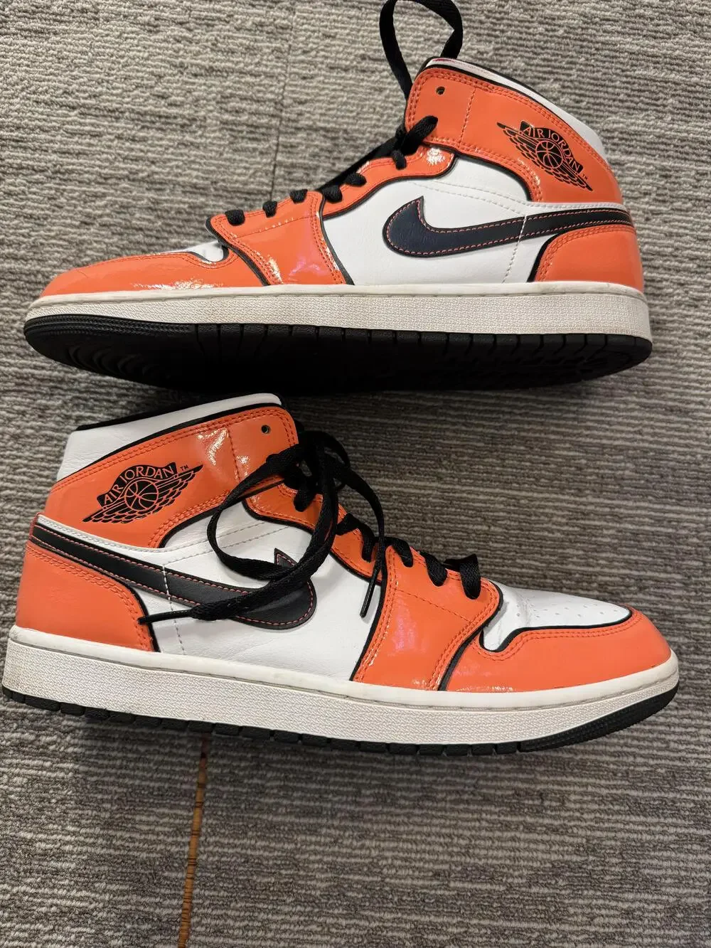 Nike Air Jordan 1 Mid Shoes Mens Size 10.5 Shattered Backboard DD6834-802